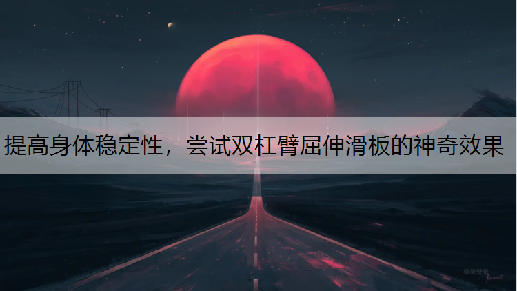 提高身体稳定性，尝试双杠臂屈伸滑板的神奇效果